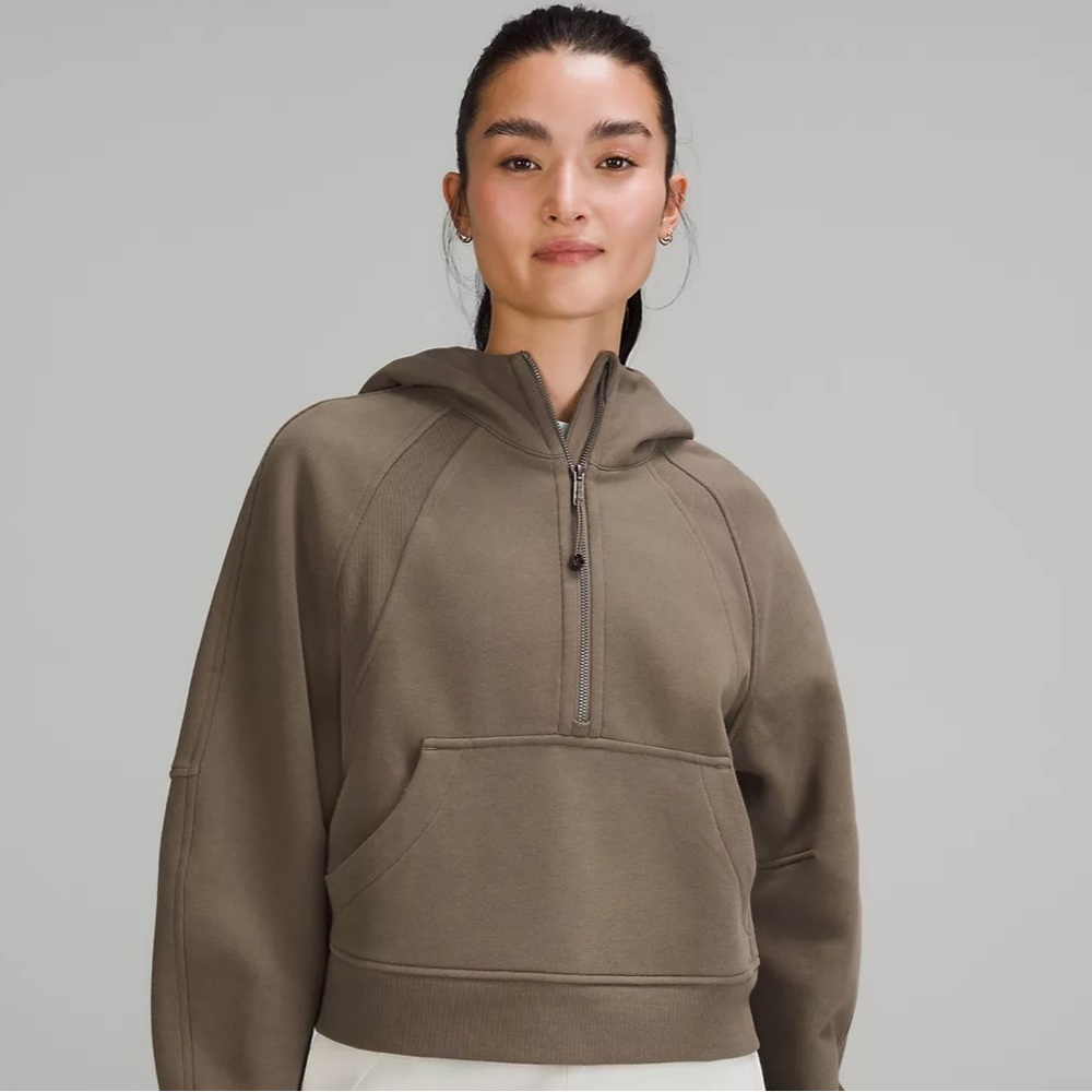 NWT lululemon oversized half zip scuba size XS/S
